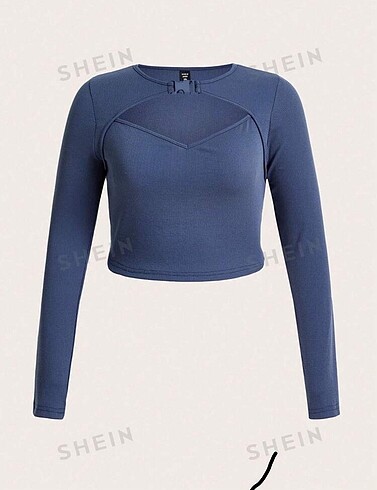 shein crop bluz