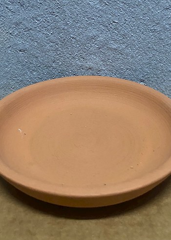 Kahverengi Çömlek Bohem Tarzı Tabak Saksı Altlığı - Görsel 2