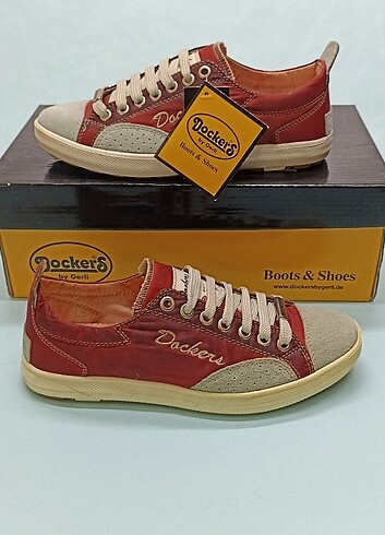 Dockers 214160 Unisex Kırmızı Sneaker 36