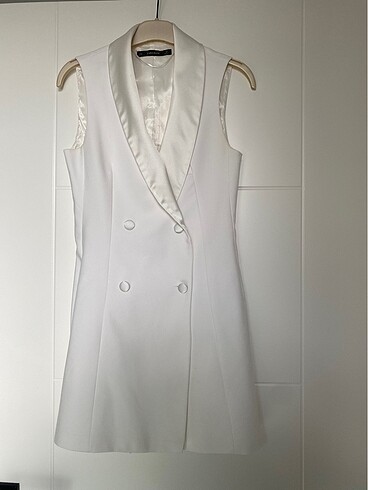 Zara beyaz ceket elbise /blazer