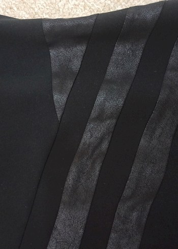 Kolsuz Siyah Midi Elbise Journey - Görsel 6