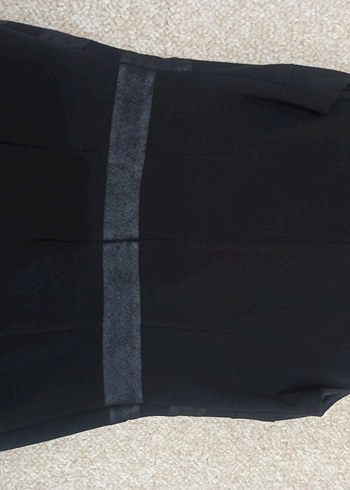 Kolsuz Siyah Midi Elbise Journey - Görsel 4