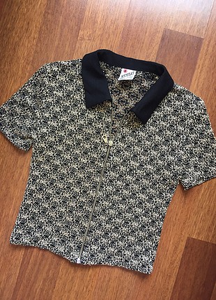 Crop ceket