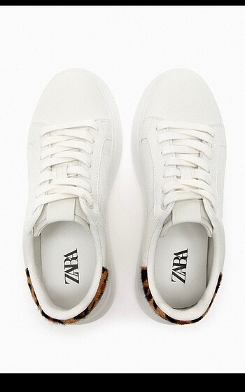 Zara Zara leopar desenli ayakkabı