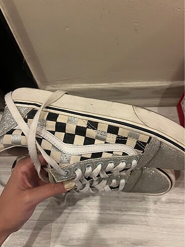 38,5 Beden Vans simli ayakkabı
