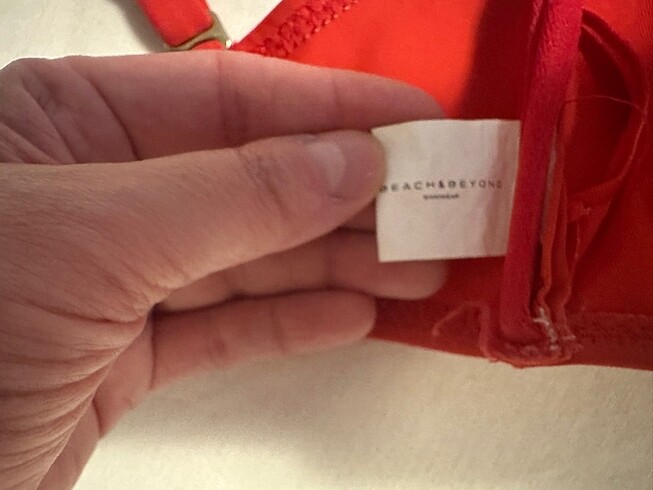 Beach&beyond turuncu bikini ustu - Görsel 4