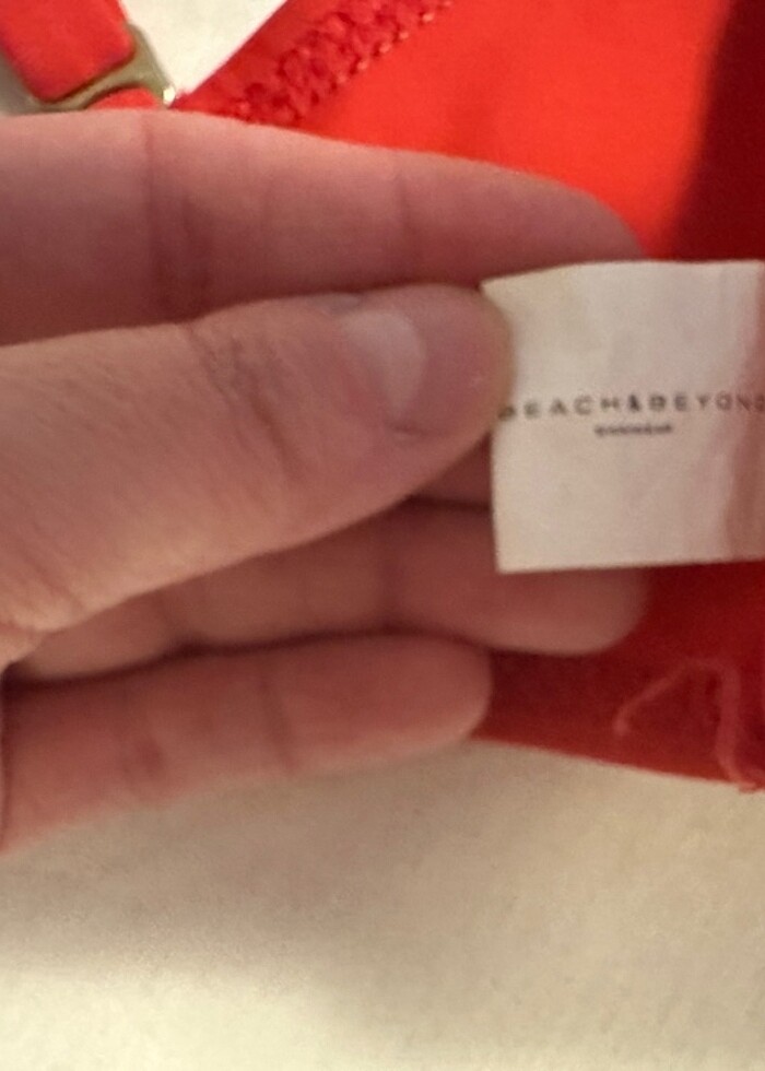 Beach&beyond turuncu bikini ustu - Görsel 4