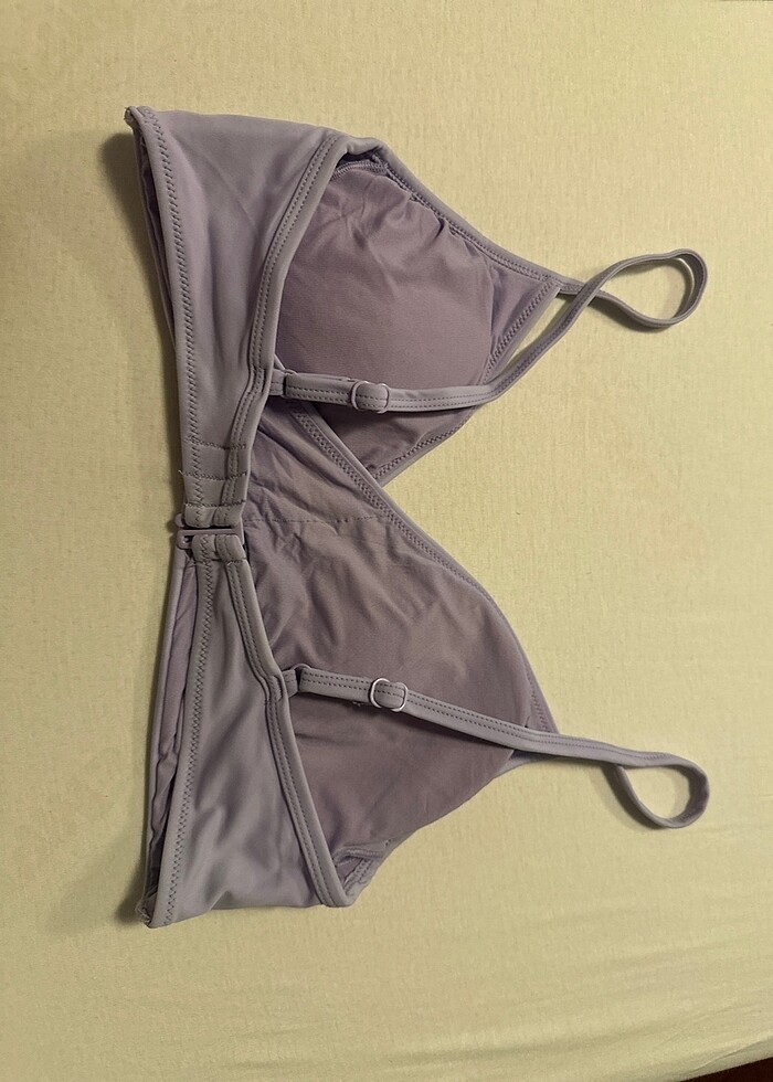 Penti lila renk az kullanildi bikini ustu 42 beden - Görsel 3