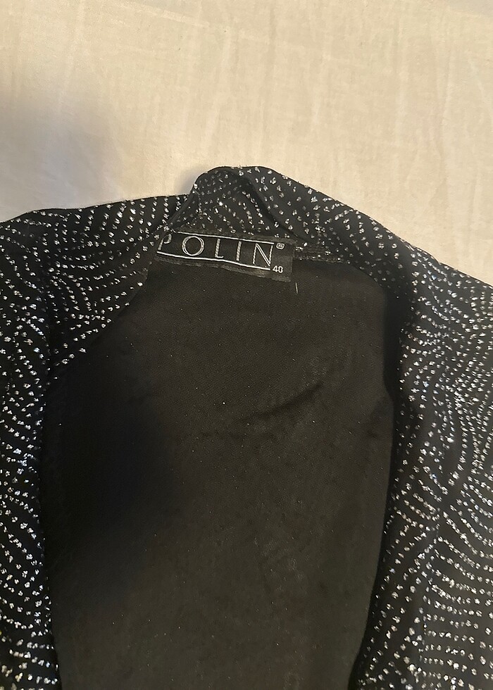 Polin gece bluzu simli 40 ama dar beden 36-38 - Görsel 2