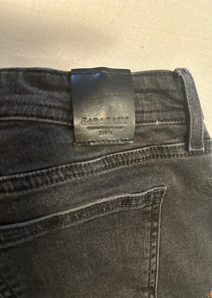 Zara cicek islemeki kot fume renk 38 beden - Görsel 3