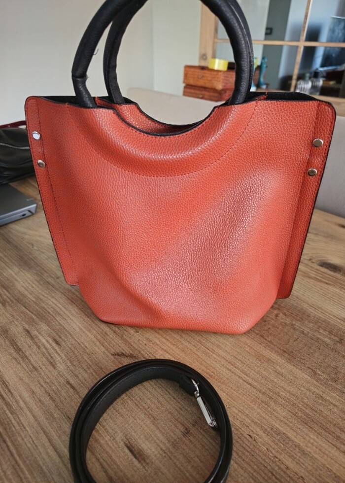 Turuncu çanta  - Görsel 4