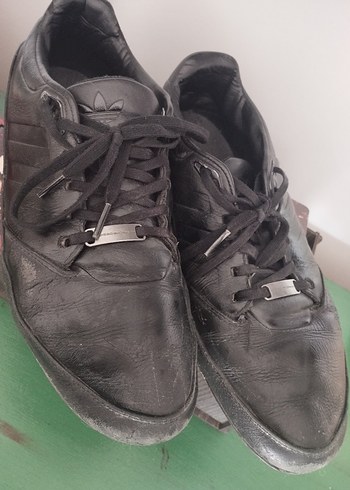 Adidas Siyah Deri Sneaker