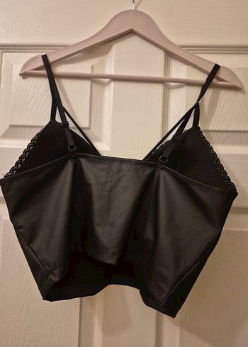 LCW Siyah Deri Bustiyer - Görsel 3