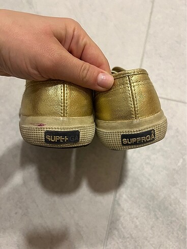 37 Beden altın Renk Superga