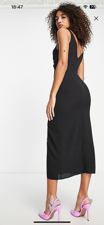 Asos Siyah Elbise