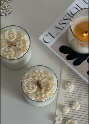 Rose bardak mum