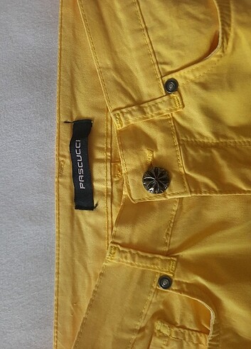 s Beden sarı Renk Sarı Pantolon 