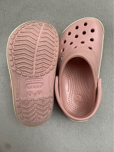 23 Beden pembe Renk Crocs terlik c6 22-23 numara orjinal