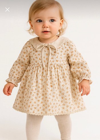 Kız bebek elbisesi - Görsel 3