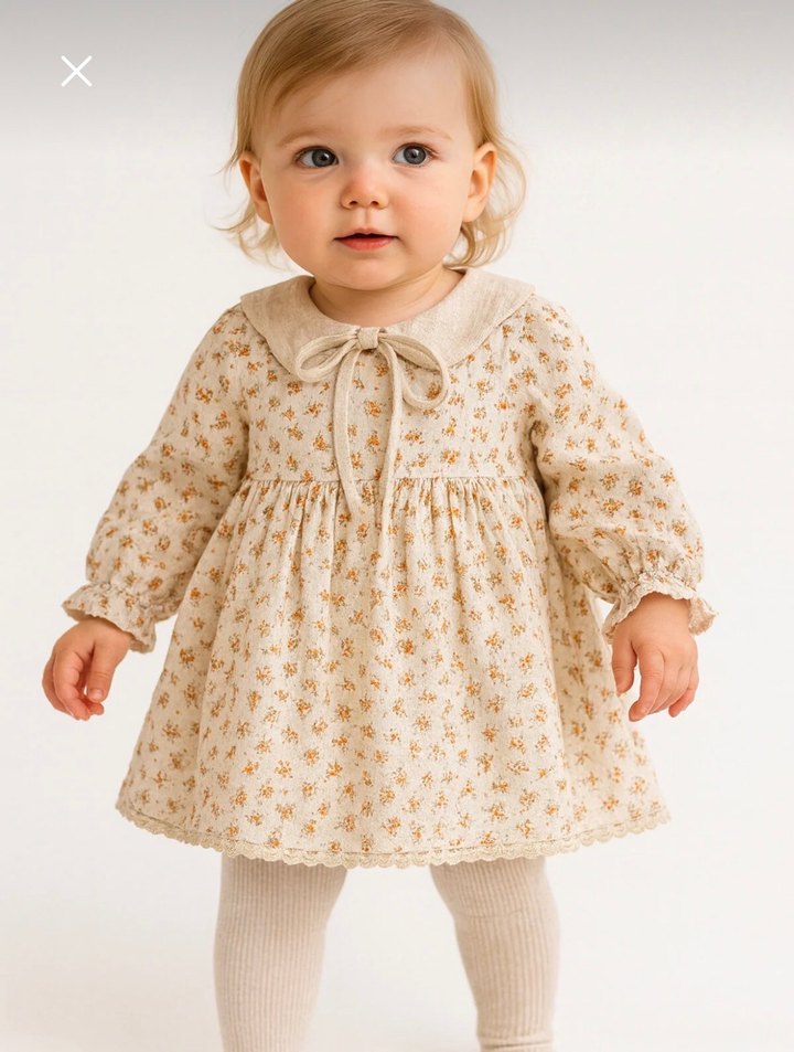 Kız bebek elbisesi - Görsel 3