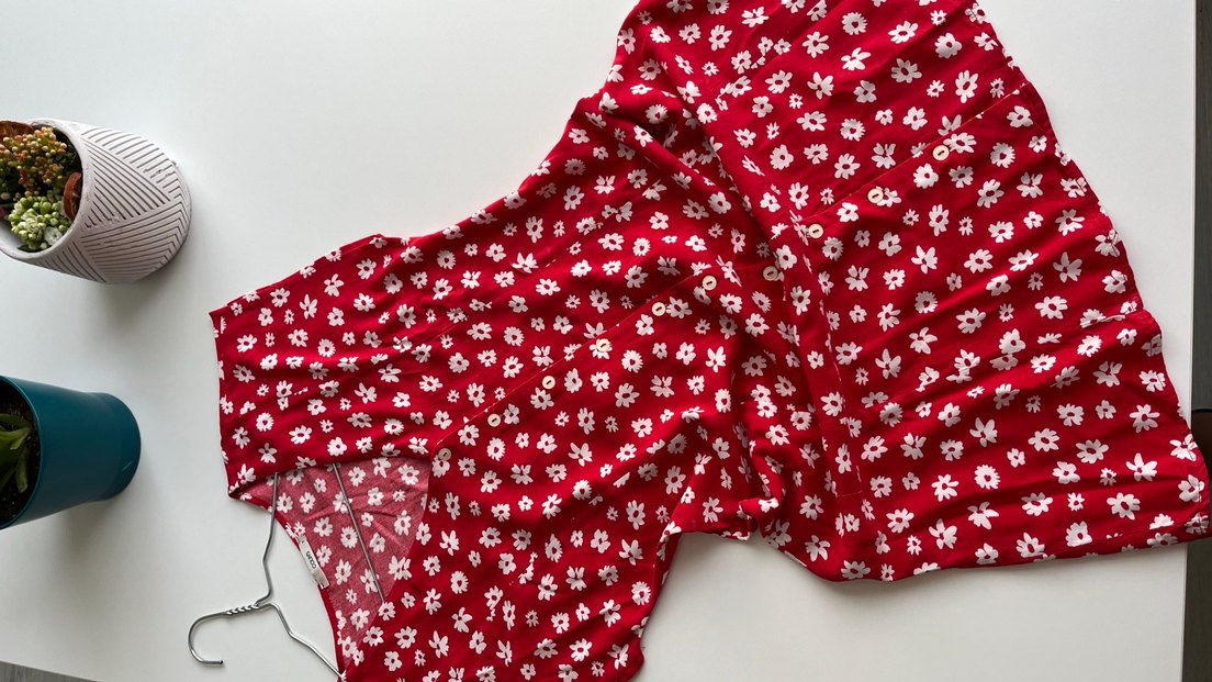 Kısa Kollu Elbise - Görsel 3