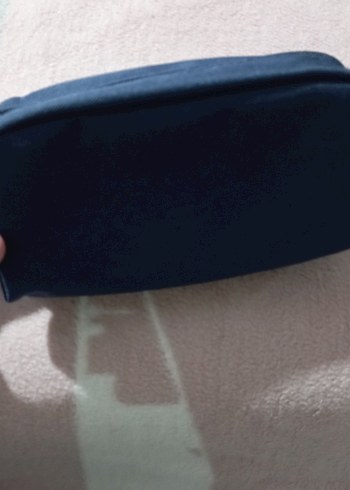 Fermuarlı Mavi Kadın Erkek Seyahat Bakım Makyaj Çantası - Görsel 3