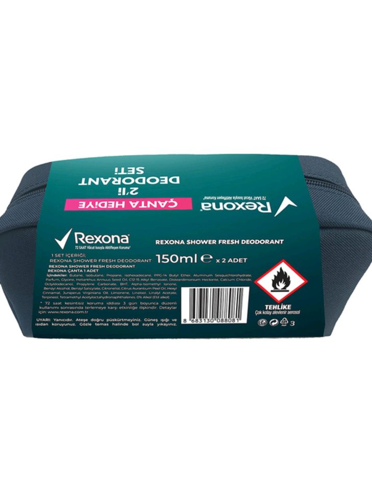 Rexona Kadın Deodorant Seti Kozmetik Çantası Hediyelik Kutusu - Görsel 2