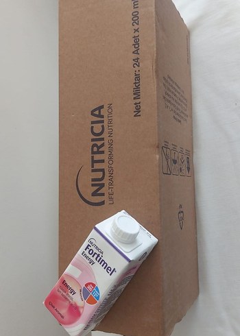 Gelinlik Fortimel Energy Çilek Aromalı Proten Süt Whey Casein Mama