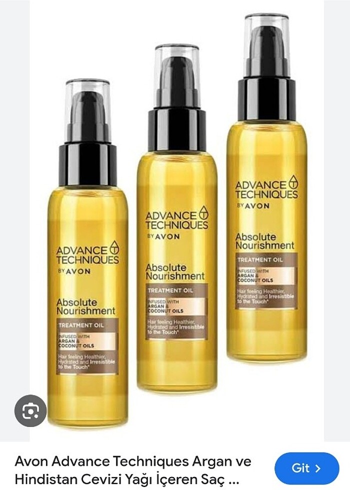 Avon Argan yağlı hindistan cevizi yağı saç bakım yağı serumu 100 - Görsel 3