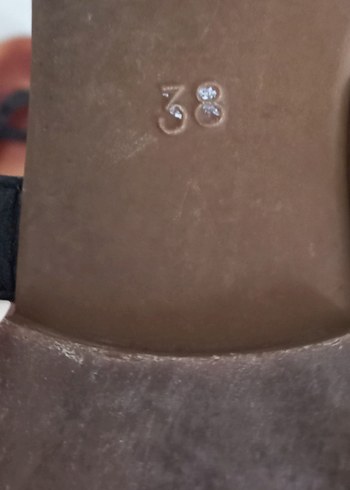 Kahverengi İnce Bantlı Kadın Sandalet - Görsel 5