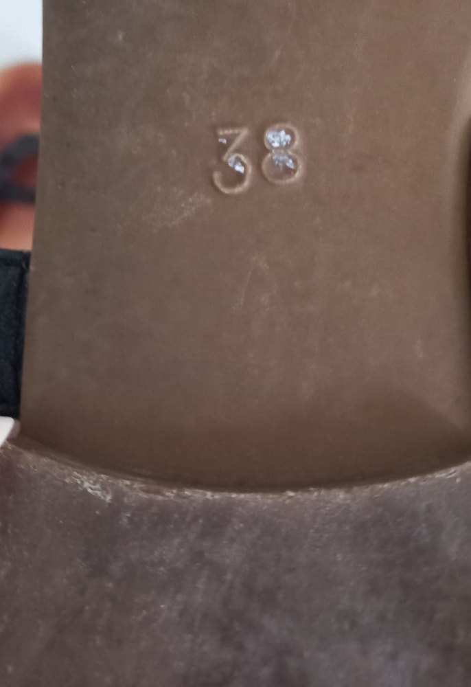 Kahverengi İnce Bantlı Kadın Sandalet - Görsel 5