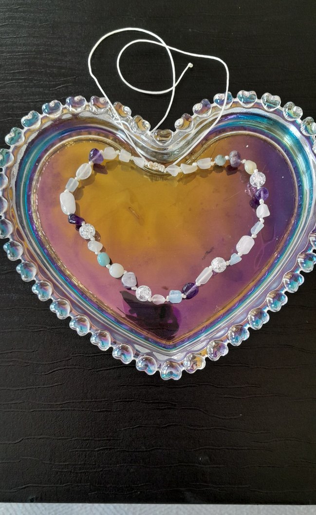 y2k doğal taş özel seri demeter kolye  - Görsel 3