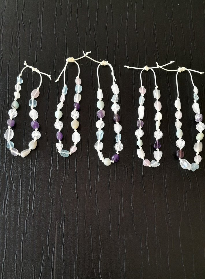 y2k doğal taş özel seri demeter bileklik  - Görsel 2