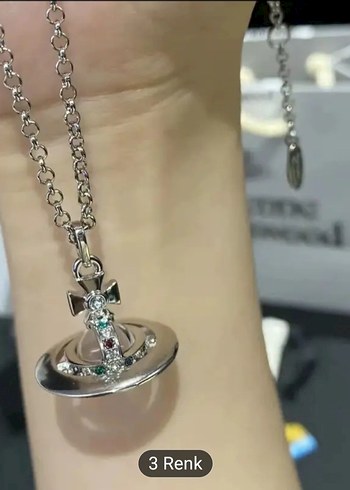 vivienne westwood kalp gezegen kolye - Görsel 4