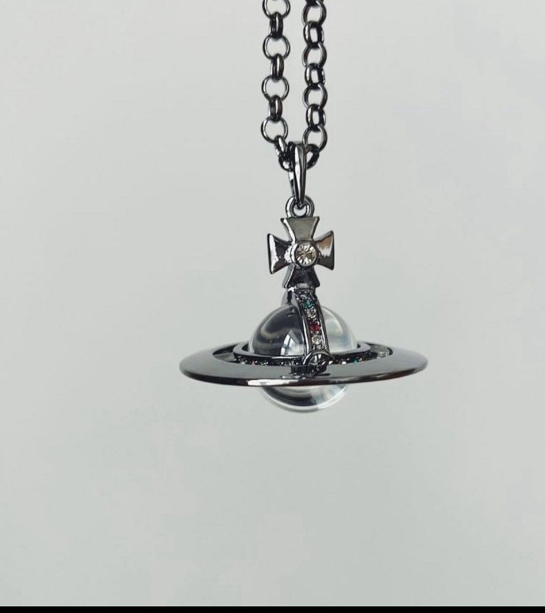 vivienne westwood kalp gezegen kolye - Görsel 5