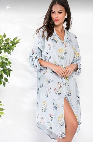mavi tunik elbise