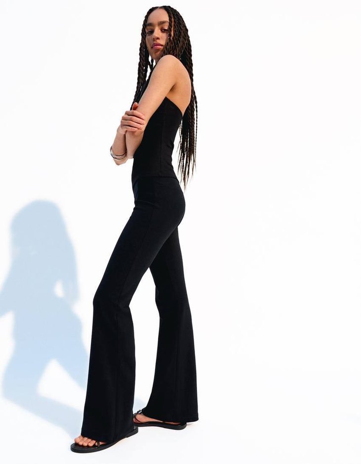 Bershka ispanyol paça tayt - Görsel 2