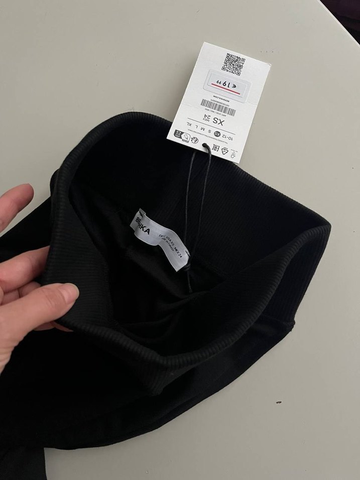 Bershka ispanyol paça tayt - Görsel 3