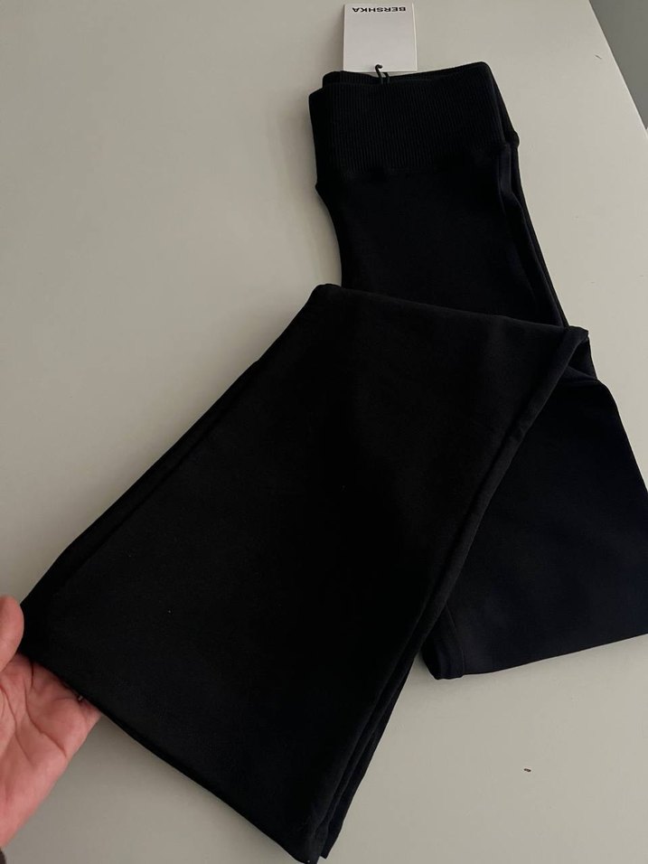 Bershka ispanyol paça tayt - Görsel 4