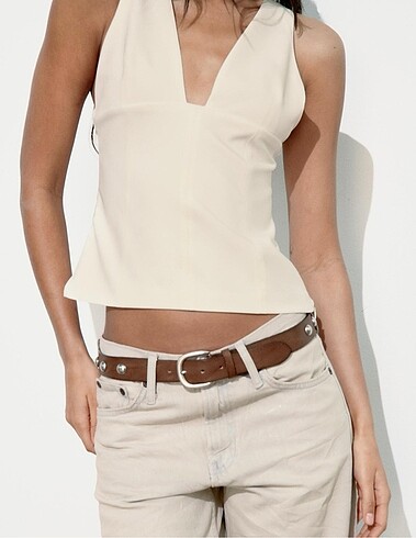 xs Beden beyaz Renk Zara top