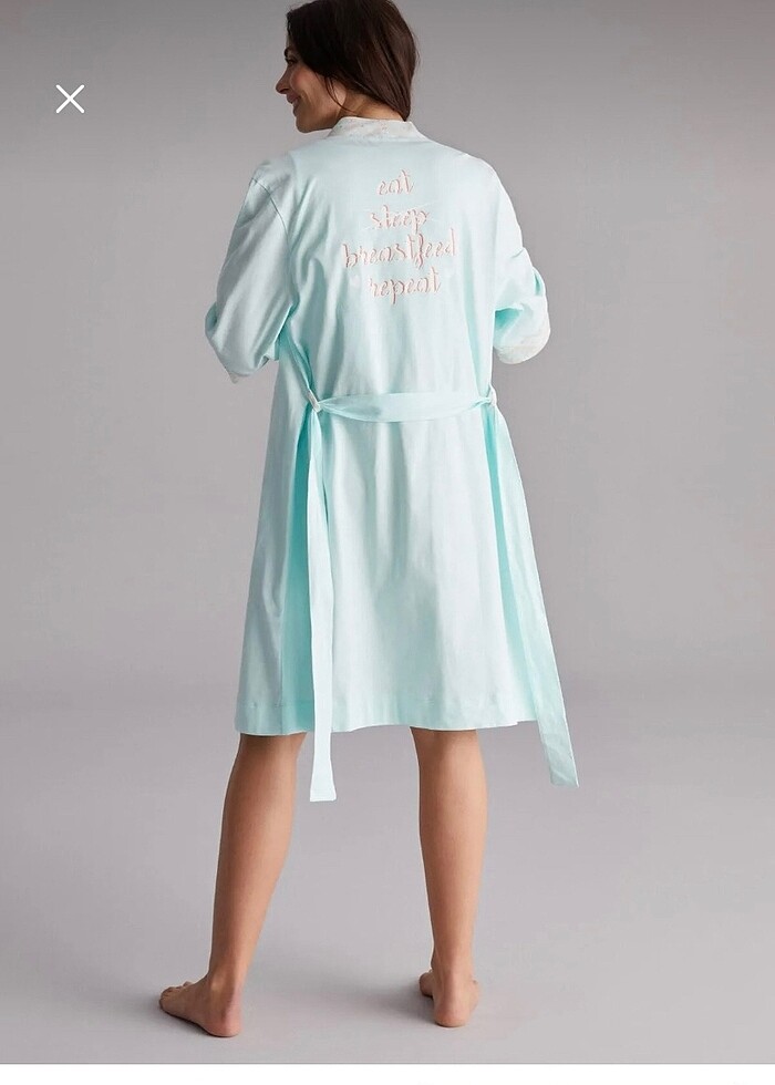 Penti Emzirme Lohusa Gecelik Sabahlık - Görsel 2