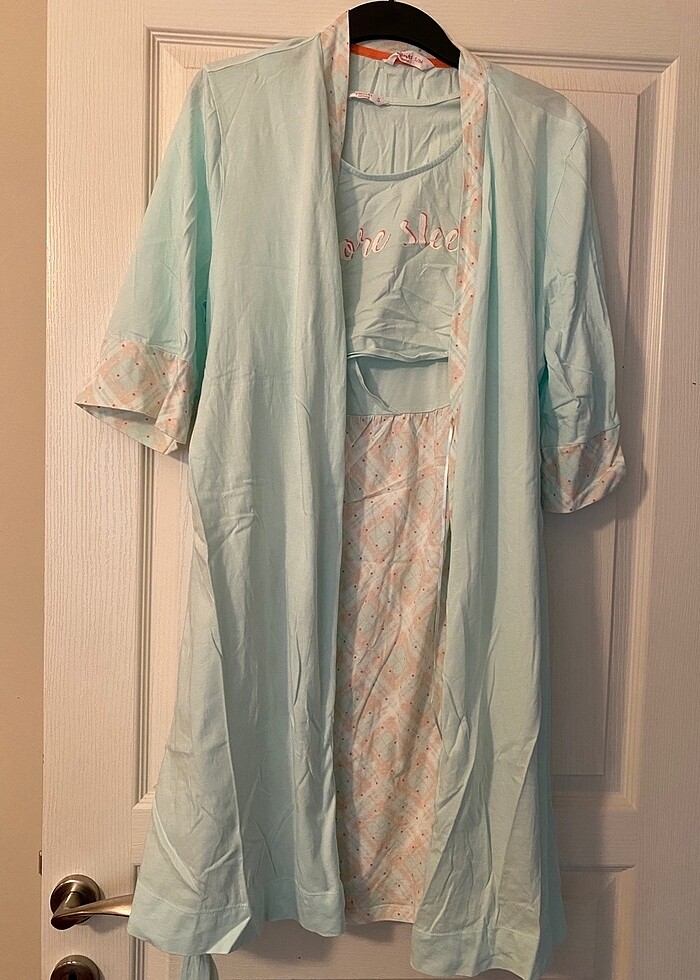 Penti Emzirme Lohusa Gecelik Sabahlık - Görsel 3