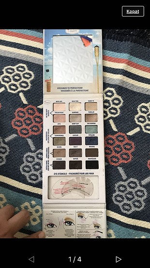 xl Beden çeşitli Renk The balm balmsai palet