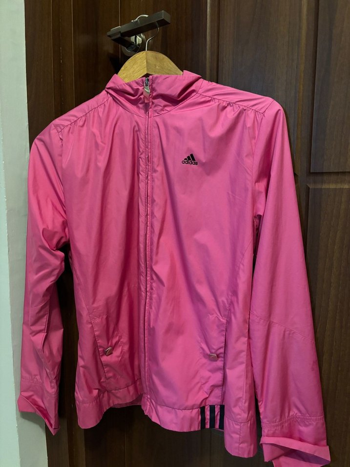 Pembe Spor Kadın Fermuarlı Ceket - Görsel 2