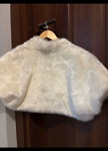 Beyaz Kürk Detaylı Kadın Bolero - Görsel 4