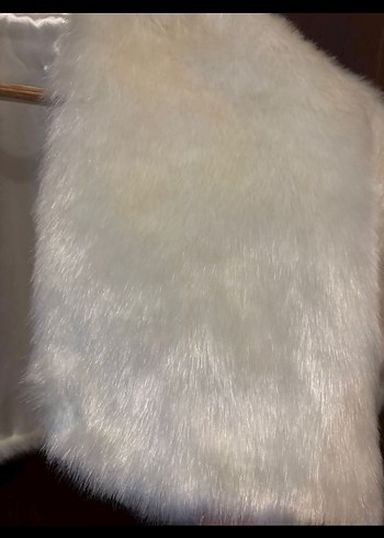 Beyaz Kürk Detaylı Kadın Bolero - Görsel 2