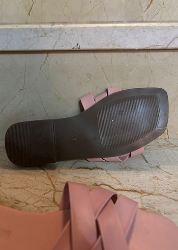 Mudo Pembe Minimalist Kadın Terlik - Görsel 4