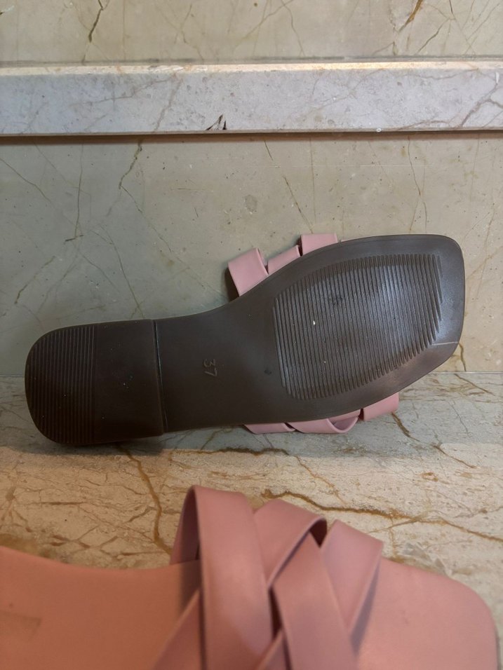 Mudo Pembe Minimalist Kadın Terlik - Görsel 4