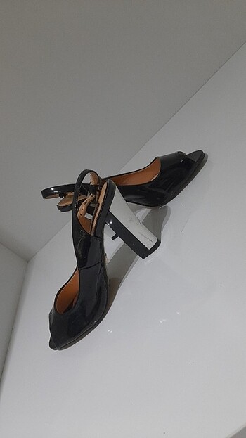 37 Beden siyah Renk Siyah rugan topuklu ayakkabı inci 