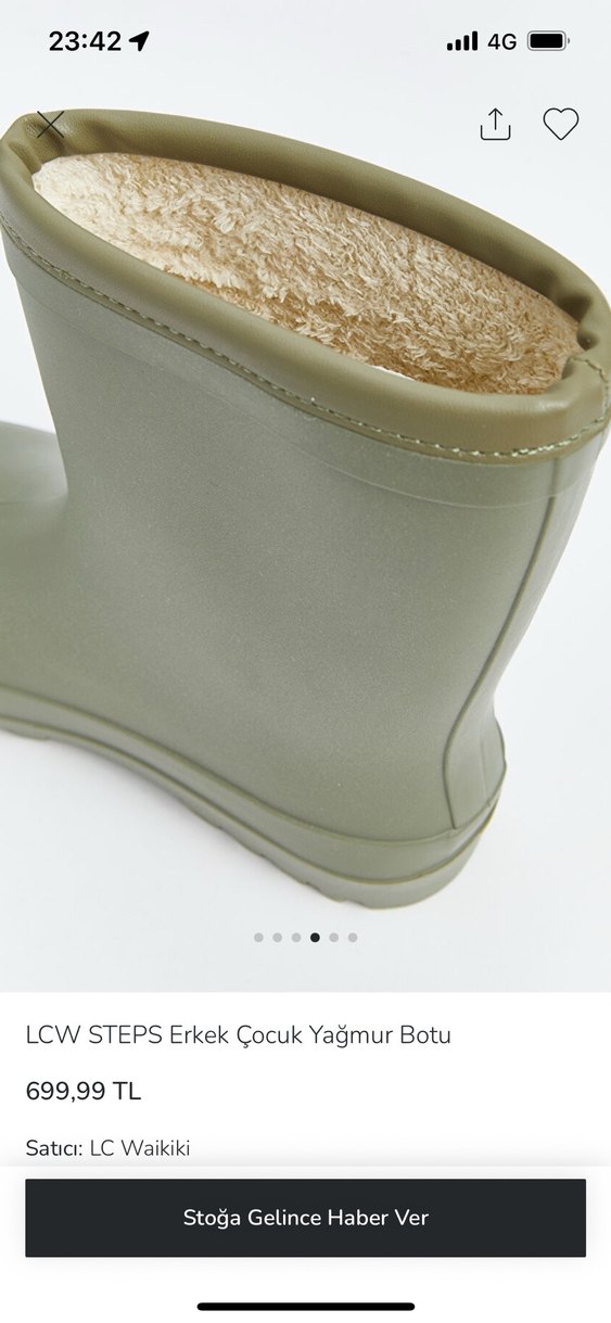 LCW STEPS Erkek Çocuk Yağmur Botu - Görsel 5